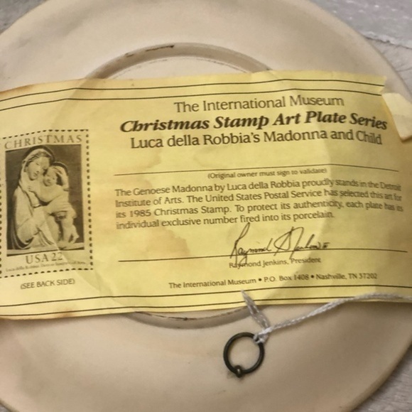 1981 'Madonna Profetica' Madonne Collectors Plate - Picture 7 of 7